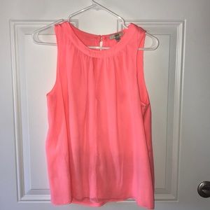 Coral blouse tank top J.Crew